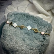 手鏈系列 - 幸運四葉草與粉澳寶手鏈