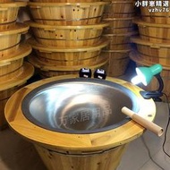 炒茶葉鍋小型手動鐵鍋通用機器專用電鍋加厚不鏽鋼茶油烘乾機製茶