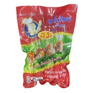 ลูกชิ้นทิพย์ ลูกชิ้นหมูผสมไก่เสียบไม้พร้อมน้ำจิ้ม (20+3 ไม้) 444 ก.