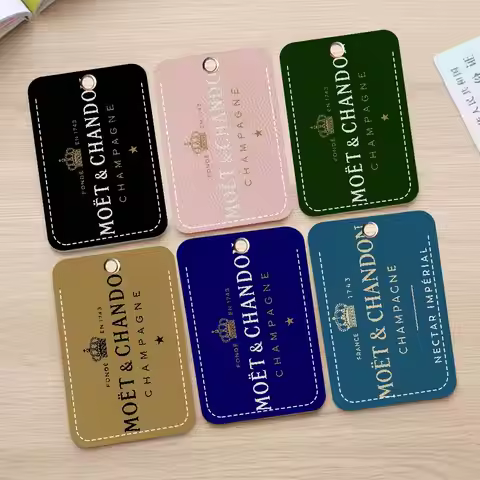 French Champagne Brand Moet & Chandon Card Holders Student ID Card Protective Cover Cases Student Ca