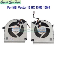 N538 N539 Laptop CPU GPU Cooling Fan For MSI Vector 16 HX AI A13VHG A14VFG A14VGG VHG VIG MS-15M3 15