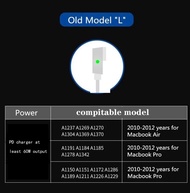 AHGBW UK ใหม่45W 60W 85W อะแดปเตอร์สำหรับ Macbook เพาเวอร์อากาศ Pro Magsaf * 2 1พลังแม่เหล็ก Charger
