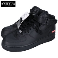 Nike AIR FORCE 1 MID SP（近全新）Supreme聯名款運動鞋，美國尺寸5（二手）