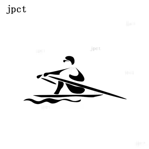 CMCT fun rowing decoration vinyl accessories extreme sports waterproof cover scratch sticker 15.8 * 