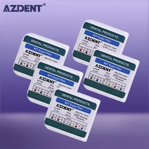 AZDENT 5box/set Dental Endo Root Files Root Canal Universeral Engine Use Rotary Files Endondontic Ro