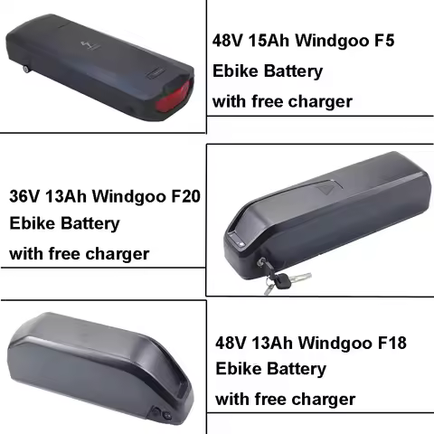 Removable Electric Bicycle Battery 36V 48V 13Ah 15Ah Lithium-ion Battery for Windgoo F5 F18 F20 Ebik