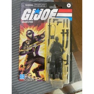 GI JOE Retro Snake Eyes 3.75 G.I. Joe Action Figure Limited By Hasbro - Back In Box : BIB : Preloved