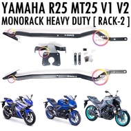 [ RACK 2 MONORACK HEAVY DUTY ] YAMAHA R25 MT25 V1 V2 V3 TAPAK-J TOP BOX BRACKET BELAKANG BASE TAPAK 