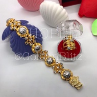 (READY STOCK) Gelang Tangan Original emas sadur Bangkok cop 916