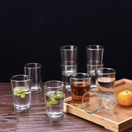 120ml Stackable Small Wide-Mouth Shot Glass Beer Liquor Whisky Beverages Drinking Glass for Party Bar Restaurantra