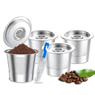 K K-cup Reusable Coffee Capsule Coffee Machine Stainless Steel Single Hole with Filter Mesh K cup Co