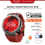 SKMEI B78 Smart Watch Man 1.43'' 60Hz AMOLED 6 Satellite GPS 5ATM Waterproof 500mAh Fitness Tracker 