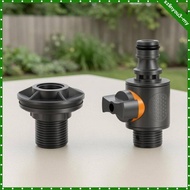 [SzlinyoubeMY] Liquid Container Adapter PVC Threaded Pump Connector Kit Hose Outlet Tank Fitting for