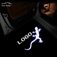 2pcs logo For Audi A3 A4 B6 B8 Q7 A8 TTS A6 A5 B3 C7 C6 Q5 Q3 B7 Q8 LED HD No Fading Car Door Light 
