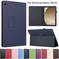 For Samsung Galaxy Tab A9+ A9 Plus 11inch 2023 Case PU Leather Shockproof Protect Cover For  For Samsung Galaxy Tab A9 8.7 2023 SM-X110 SM-X115