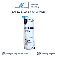 Bộ lõi lọc thô 123 lõi CTO lõi Cation chính hãng Mutosi lọc cặn rỉ sét xử lý nước cứng bảo vệ màng R