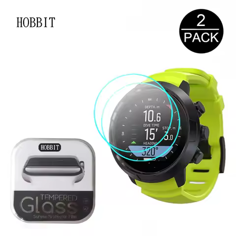 2Pcs For SUUNTO D5 DX D4F D6I D4I Novo SmartWatch 2.5D 9H Clear Tempered Glass Screen Protector For 