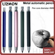 LIZMON Automatic Pencil, 4.0mm 2B/4B/6B/8B/10B Pencil Refill Mechanical Pencil, Drawing Writing Tool