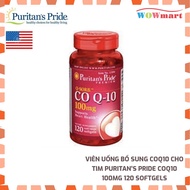 Puritan's Pride CoQ10 CoQ10 heart supplement 100mg 120 Softgels