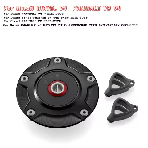 Suitable for Ducati PANIGALE V4 modified aluminum alloy fuel tank cap 2018 2019 2020 2021 2022 2023
