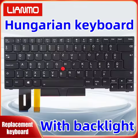 Hungary Notebook keyboard Applicable to Lenovo T480S E480 E490 T490 L480 L490 P43S E485 E495 R480 R4