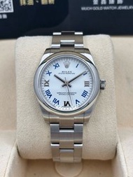 [SOLD OUT]二手 USED  ROLEX 勞力士 OYSTER PERPETUAL 177200 白色 2016年1月 全套 FULL SET