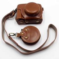 Suitable for Olympus EP7 Dedicated Leather Case Protective Case Camera Bag Half Set Base Shoulder St