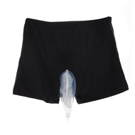 【JIN】-Men's Washable Incontinence Underwear Diaper Pants Urinary Incontinence Wearing Underwear Leg Tied Urine Bag