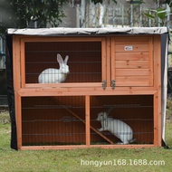 Explosion 4ft Double-Layer Pet Rabbit Cage Dust Cover 210D Oxford Cloth Rabbit Hutch Cover