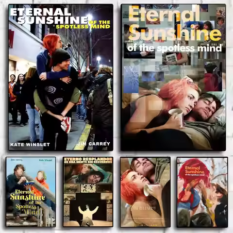 E_Eternal Sunshine of the Spotless Mind Poster Decorative Wall Art Stickers Mural Photo Print for Ho