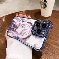 3 in1 Blue Eyed Girl Case For OPPO A1 5G A1pro A2pro A2 5GA3 A3pro A3X A5X A5pro Phone Case Soft Ant