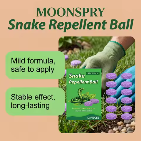 Powerful Snake Control Ball For Outdoor Snake Repellent Natural Pet-Safe For Yard Garden Long Lastin