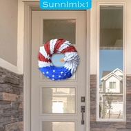 [Sunnimix1] Artificial Wreath Hanging 7 Month 4TH Wreath