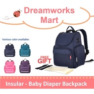 [INSULAR] Baby Diaper Backpack / Diaper Bag - MUMMY BAG MULTI FUNCTIONAL