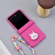 Cute Matte Solid Color Rose Red Case for Samsung Galaxy Z Flip 7 Flip 7FE Z Flip 6 Z Flip 5 Z Flip 4