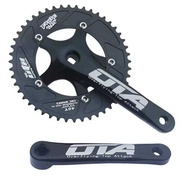 48T Road Bicycle Crankset Single Speed Retro Flying Bicycle 130 BCD Crankset Aluminum Alloy Crankset