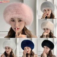 LIGHT Russian Hat Accessories Fluffy Winter Women's Furry Hat