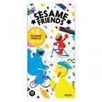 SST1-ดินสอสีไม้แท่งยาว 12 สี : Sesame Street-Sesame Friends Colored Pencils
