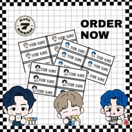 Cafe 7 Dream Name Label Sticker