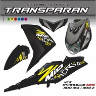 TRANSPARENT MIO M3 STRIPING STICKER M3 STICKER/