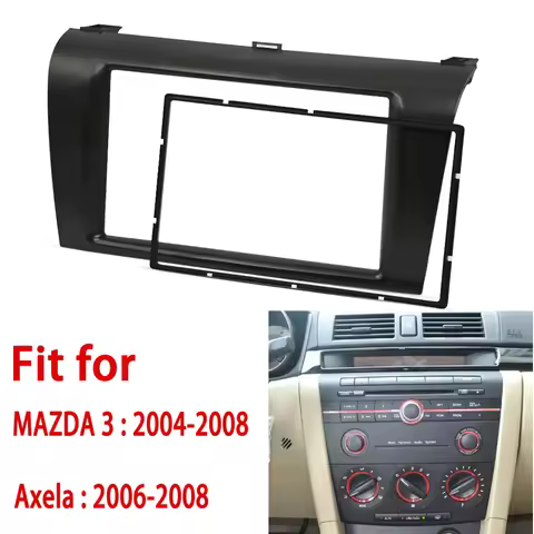 2Din Car Radio fascia for MAZDA 3/Axela 2004-2008 Double Din Fascia Audio Fitting Adaptor Panel Car 