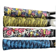 PP Grip Racket Padel V2 Tennis Badminton Tennis Paddle 3D Printing Theme Soft Rubber Anti-Slip