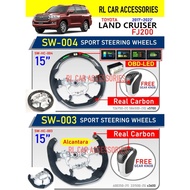 Toyota Land Cruiser alphard vellfire LM350 sport steering wheel LC FJ 200 LC200 FJ200 gear knob shif