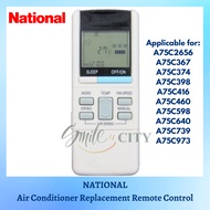 National AIR CONDITIONING REMOTE CONTROL A75C2656 A75C367 A75C374 A75C398 A75C416 A75C460 A75C598 A7