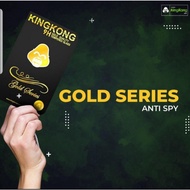 TEMPERED GLASS KINGKONG GOLD IP 6G/7G/8G/6+/12MINI/13MINI BLACK