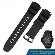 16mm Resin Watch Band Durable Waterproof Sweat‑Proof Sports Replacement Strap For MCW100H MCW110H WS