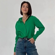 [Ready Stock] Shirt Loose Long Sleeve Top Russia 10242