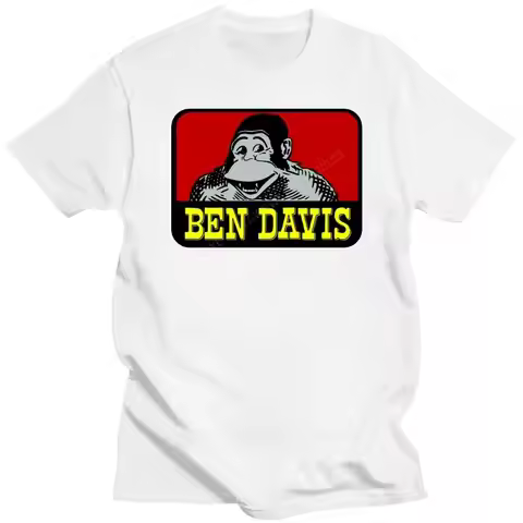 New arrived black short sleeve brand top VINTAGE 90s BEN DAVIS rare tee shirt fashion print tshirts