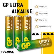Bateri GP Ultra Alkaline AA & AAA | GP Ultra Alkaline Battery [2Pcs] - Long Lasting & Leak Resistant