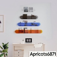 READY STOCK Transparent Acrylic Wall Shelf,  Study Magazine Display Shelf , Kindergarten Wall-Mounte